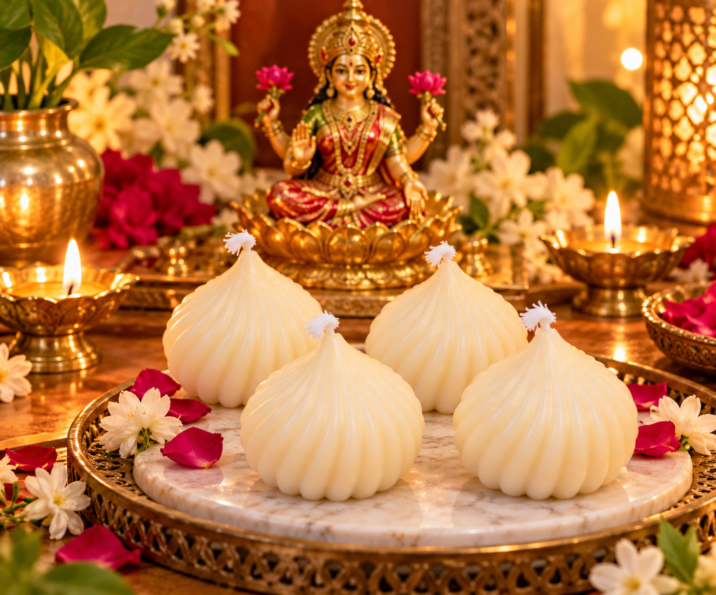 Modak Decorative Candles (Set of 4)