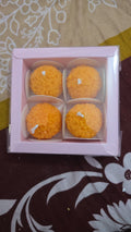 Laddu Decorative Candle Set of 4 – Traditional Festive Décor
